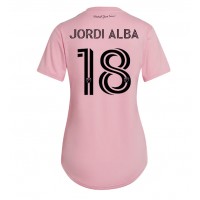 Koszulka piłkarska Inter Miami Jordi Alba #18 Strój Domowy dla kobiety 2023-24 tanio Krótki Rękaw